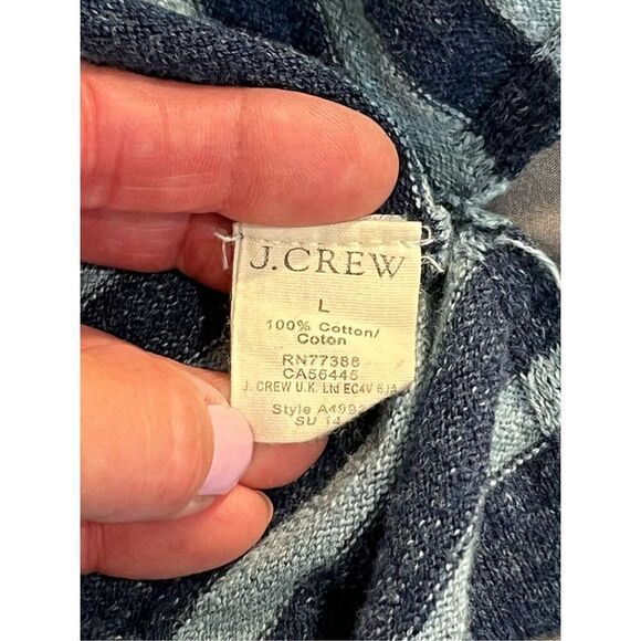 J. Crew cotton striped sweater - Picture 7 of 7